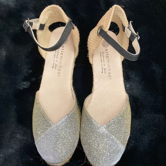 Eric Michael Shoes - Eric Metallic Sandals Size 38